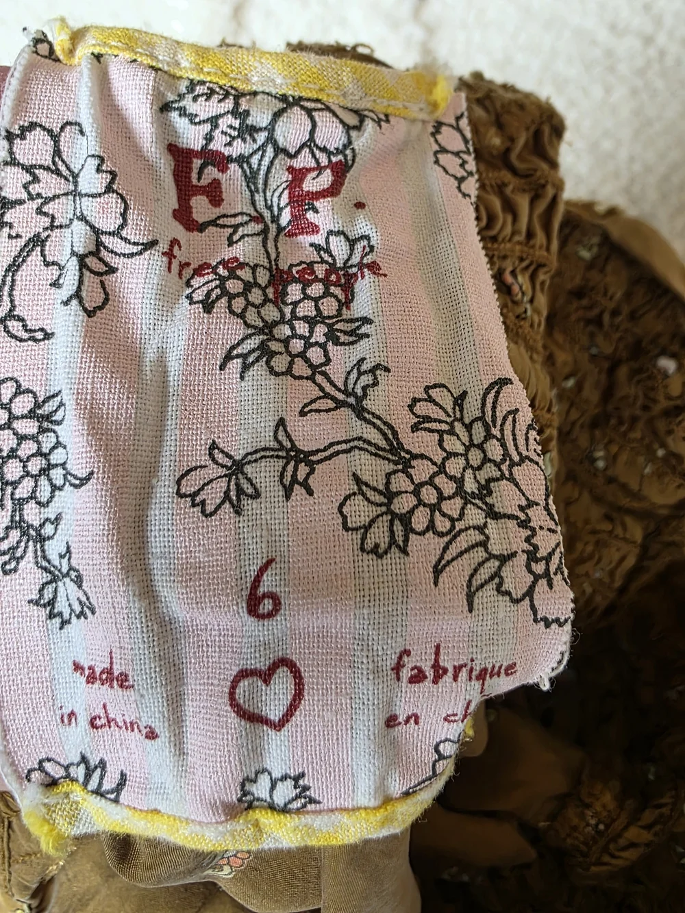 Free People Boho Paisley Floral Silk Dress - Picture 7 of 8